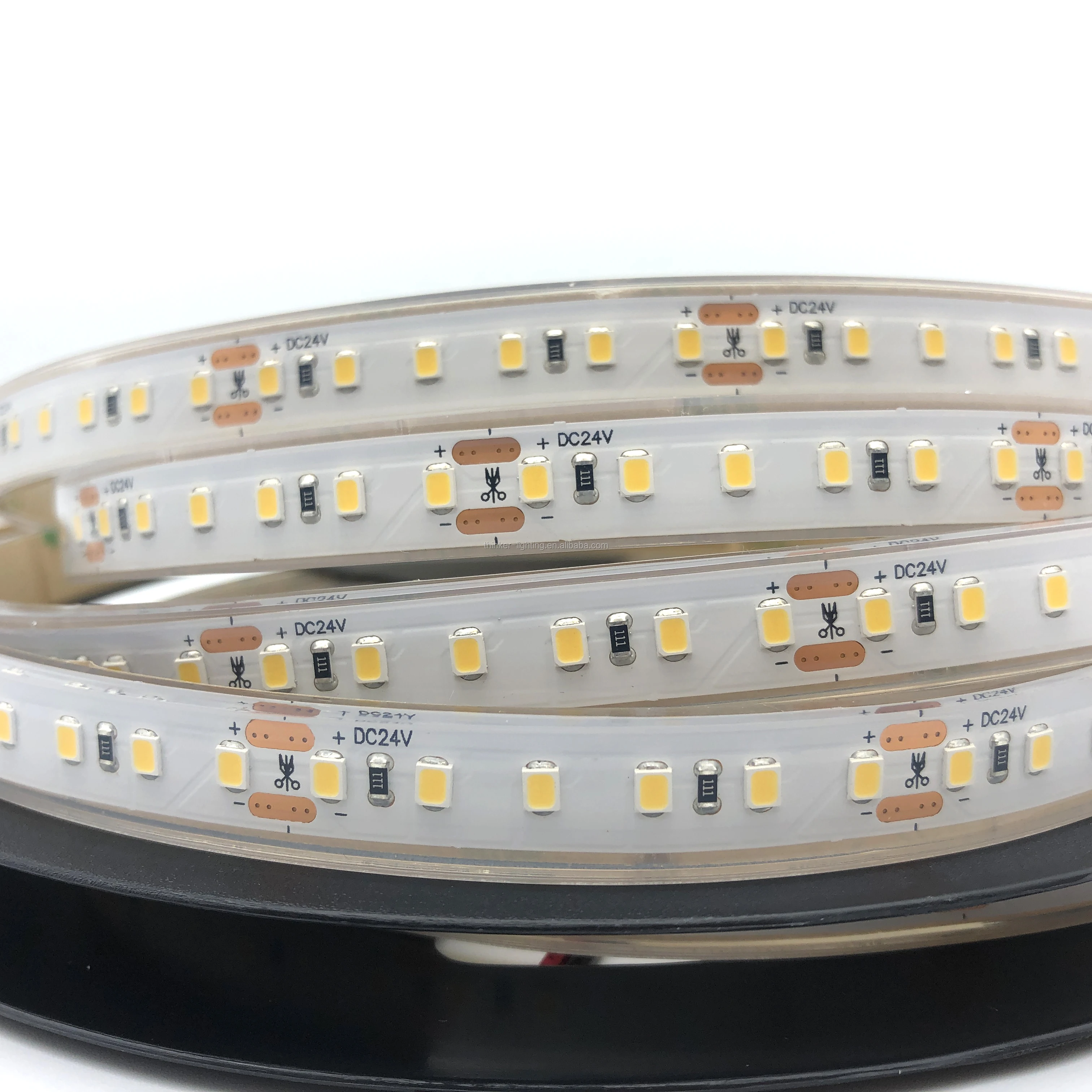 High Consistency Narrow PCB SMD2835 High Density 600LEDs/m LED Stripe light