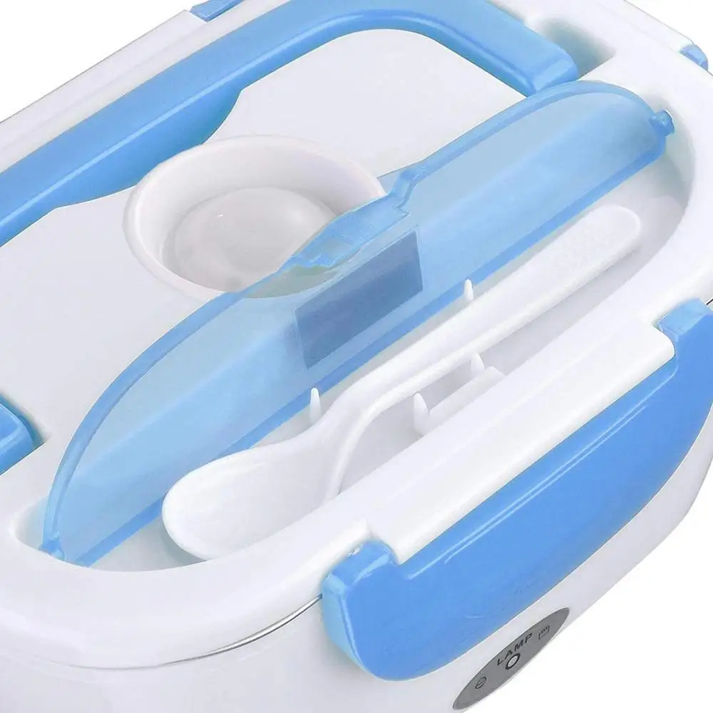 12V and Home Use 110V 2 in 1 Hot Lunch Box Food Storage Container electric heating plastic lunch box