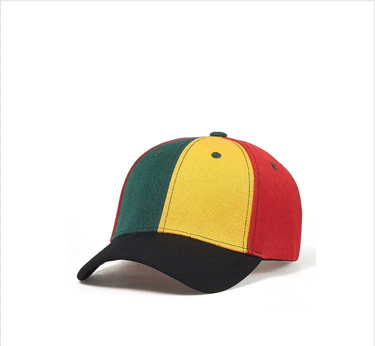 High Quality Promotional Hats Label Custom Logo 6 Panel Rainbow Baseball cap Trucker Hat Sports