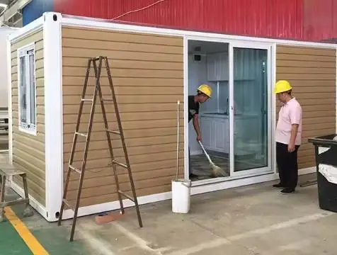 Передвижная недорогая готовая сборная стальная кабина мини-контейнерный дом сборный с ванной кухонным туалетом