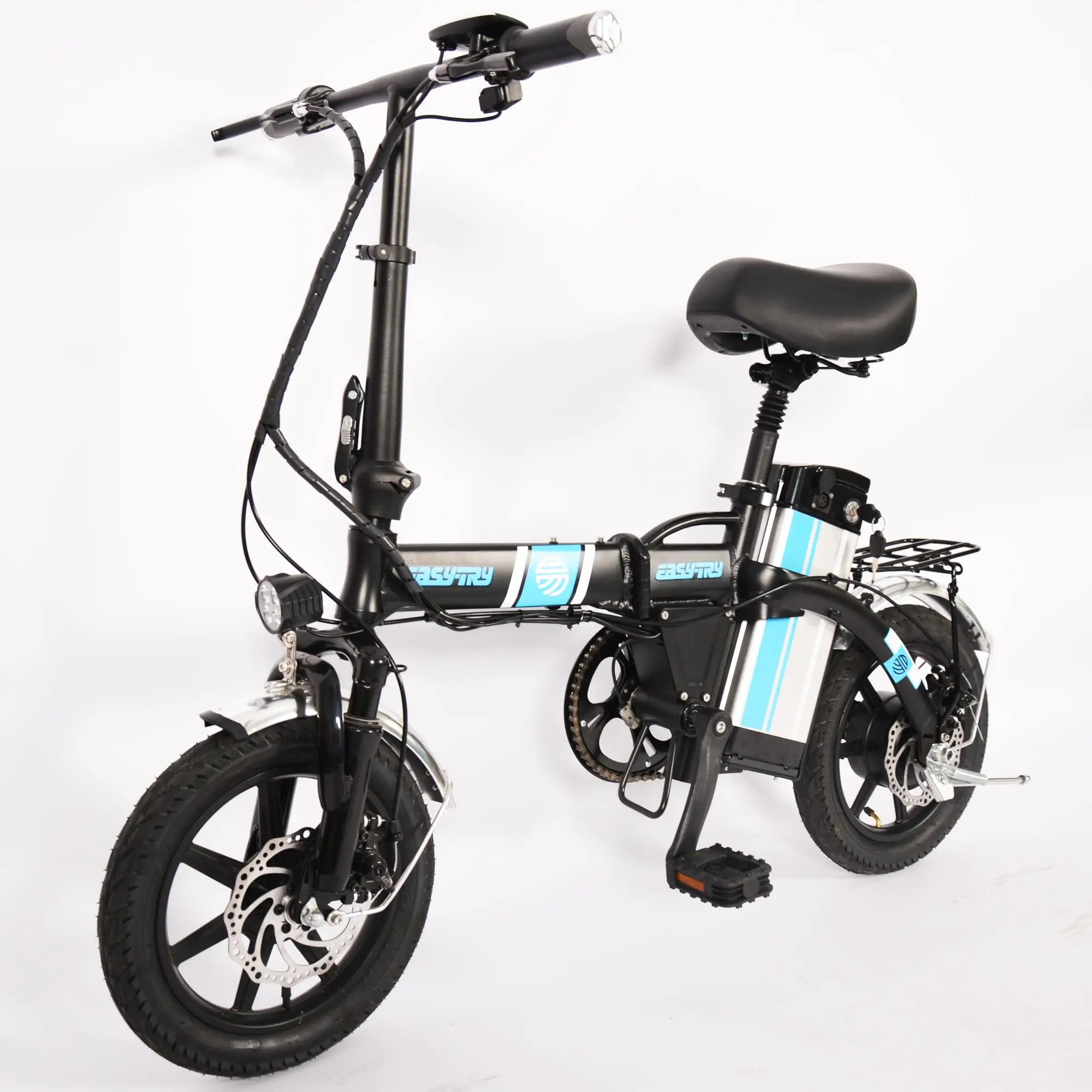 14-Inch Foldable Electric Bicycle with 48V/10.4AH Lithium Battery Aluminum Alloy Frame Price 250W Folding Electric Cycling Ebike