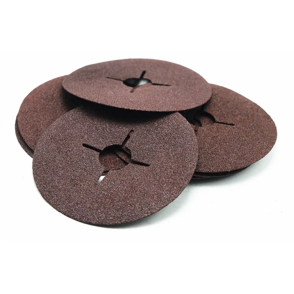 100mm grit 120 Aluminum oxide abrasive grinding fiber disc for woods and metal