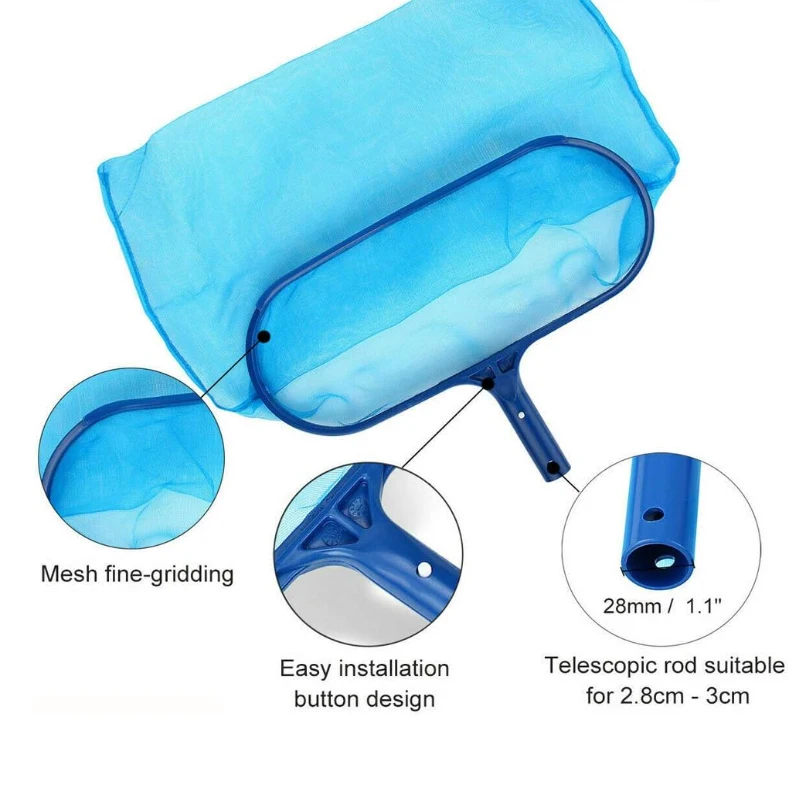 Swimming Pool Heavy Duty Plastic Pool Leaf Skimmer For Cleaning Floating Hot Tub Skimmer Ner