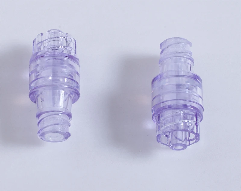 High quality  disposable medical  transfusion joint needleless and needle free connector positive pressure connector