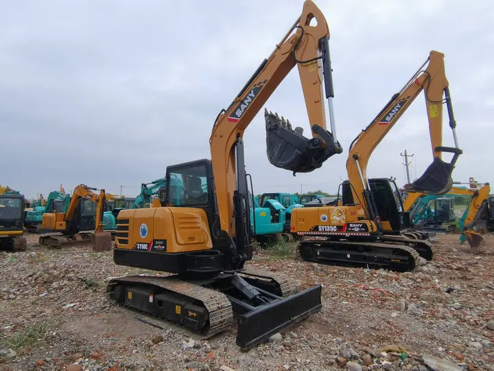 Used crawler excavator SANY SY55C  used mini digger 5 ton sany  SY55 Good condition second-hand excavator sy55 on sell