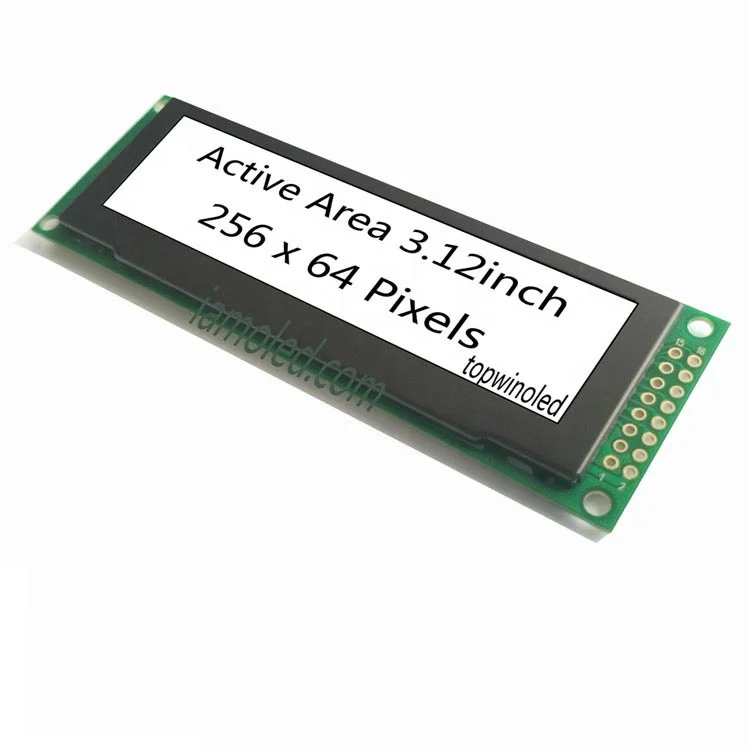 3.2' 3.12inch 3.12 inch 256x64 white 16 gray scale 3-/4-wire SPI serial parallel oled module TW56640320B03 SSD1322  pcb board