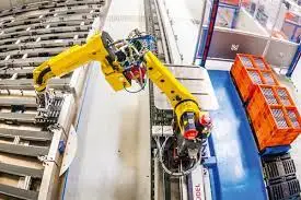 Payload 25kg Reach 1831mm FANUC M-20iD/25 Industrial Robot Arm With Schunk Robotic Gripper As Palletizing Handling Robot