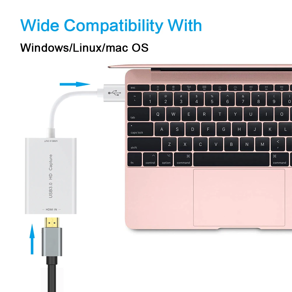  Металлический корпус мини-преобразователь сигнала одноканальный HD HD-MI Linux USB