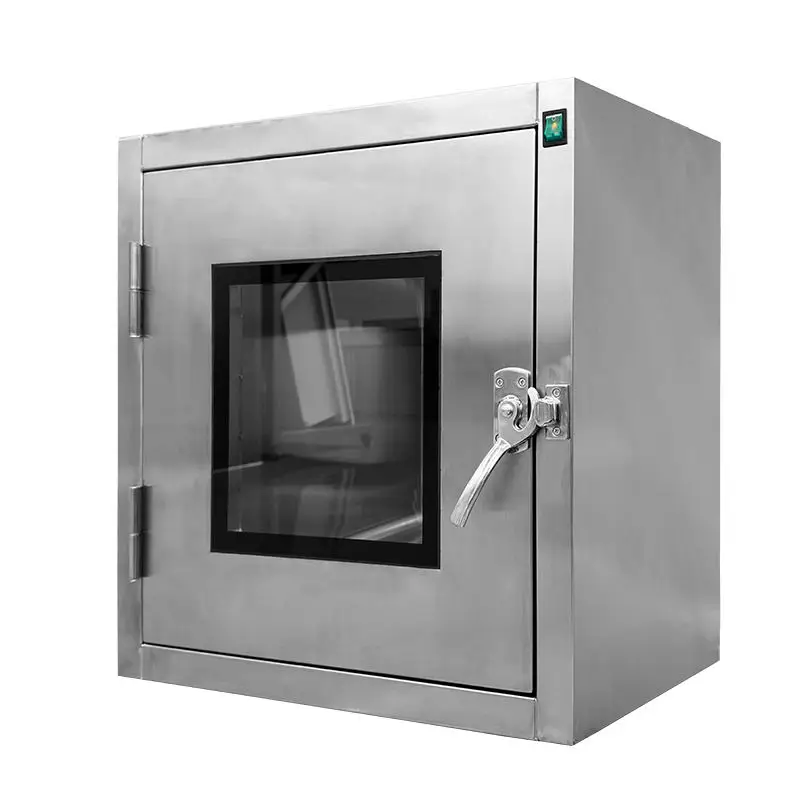 Mechanical Electronic Pass Thru Box Cleanroom Pass Box Laminar Flow Pass Box For Clean Booth Clean Room