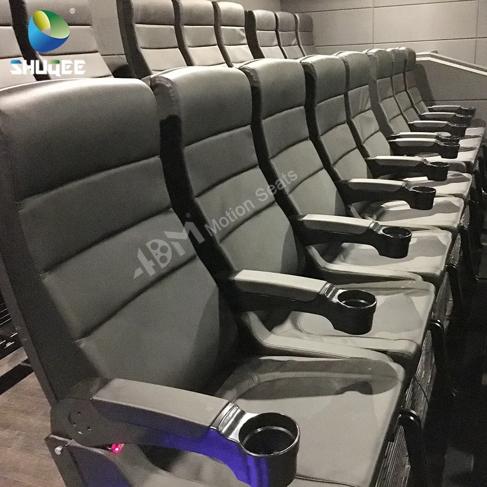 Source Factory customization 4D Chair Three Degree of Freedom Dynamic Platform With Luxury Seats Attractions