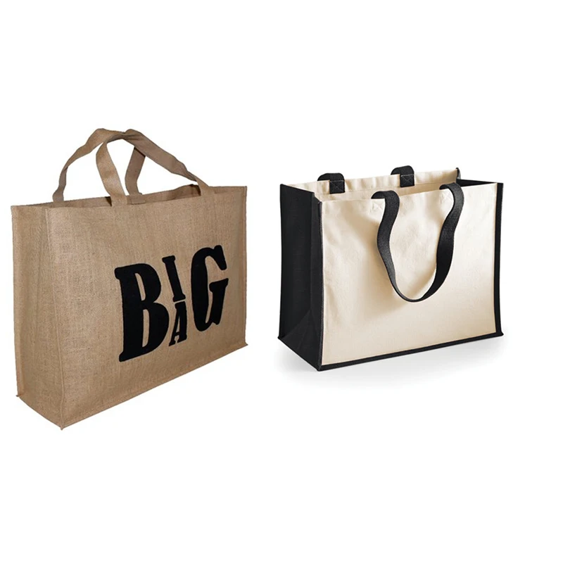 High Quality Natural Burlap Bags Jute Hessian Drawstring Sack Small Wedding Favor Gift Jute Bag