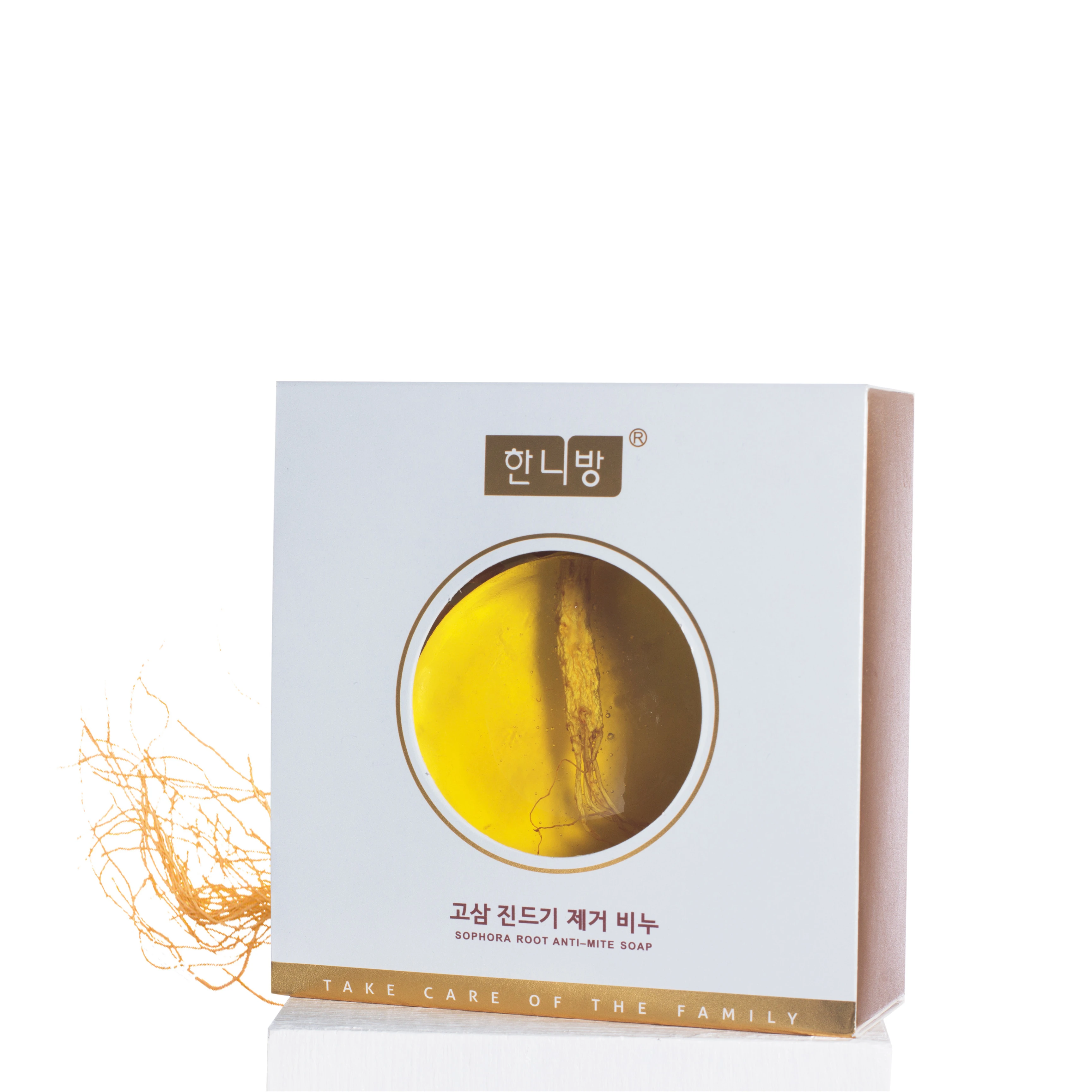 Hot Selling Natural Handmade Herbal Soap Anti-Acne Dispel Mite Sulfur Ginseng Soap