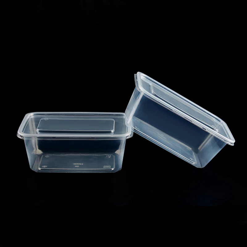 500 ml Capacity Eco Friendly Takeout Boxes Compostable Picnics Packaging To Go Containers Food Disposable