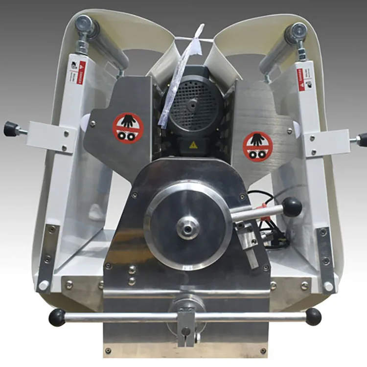 Machine Electric Stainless Steel Table Top Dough Cross Sheeter Dough Sheeter