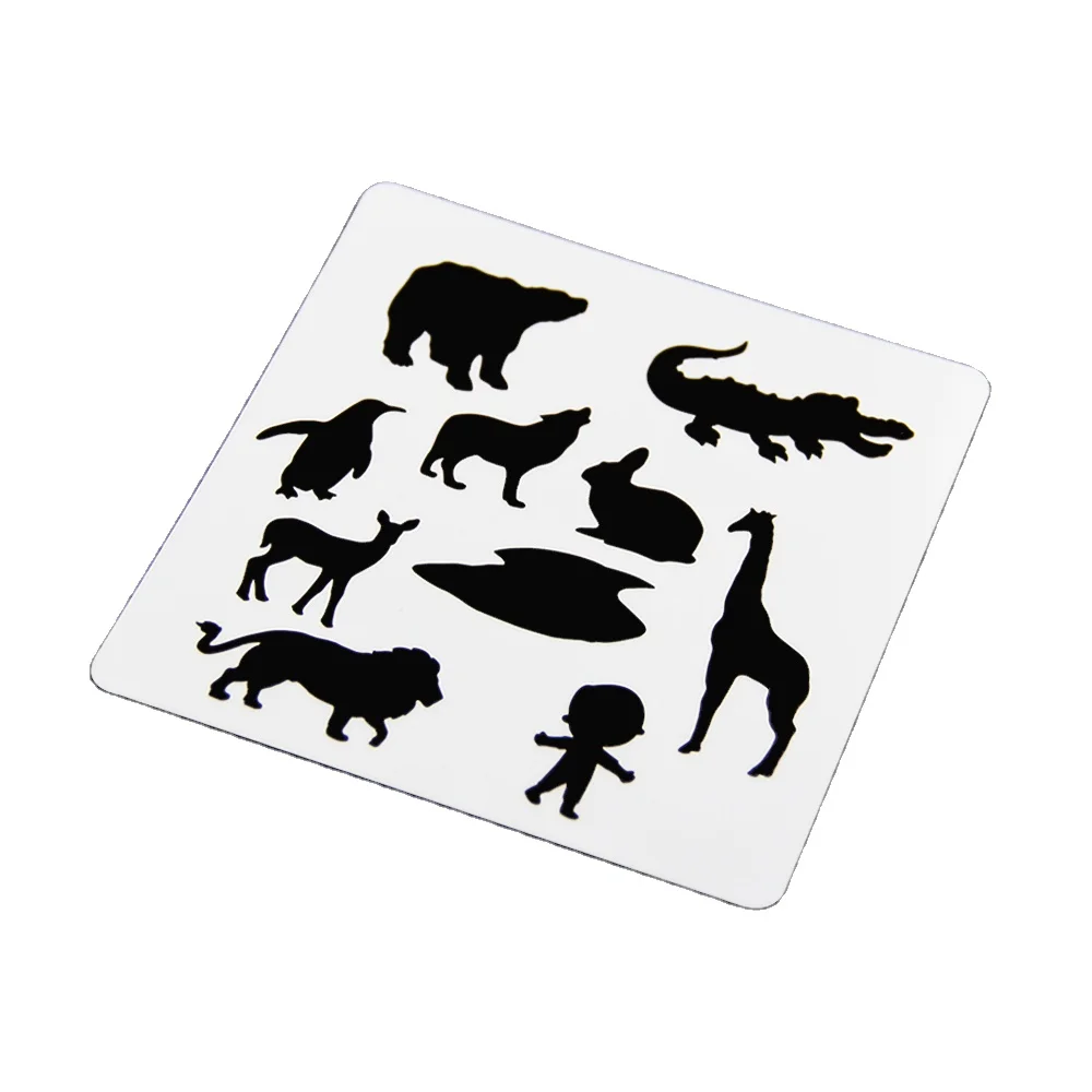 journaling joy stencil plastic DIY custom acrylic bookmark tracker shape for toys kids planner accessories stencil