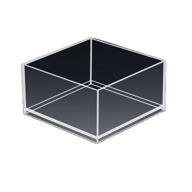 Custom size clear extruded acrylic plasticcase place card plastic sheet acrylic boxes