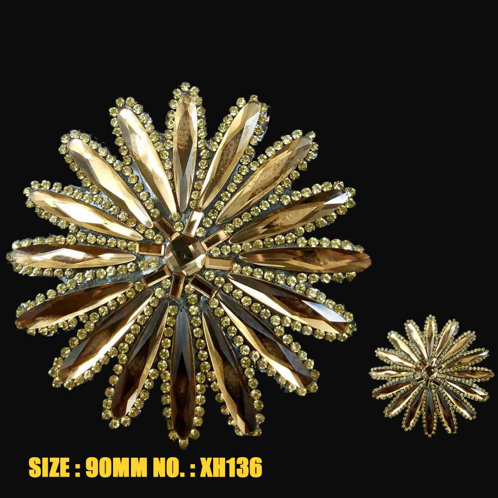 
LOCACRYSTAL Brand Hot-Fix Glass Rhinestone Sticker for Clothes Decoration 