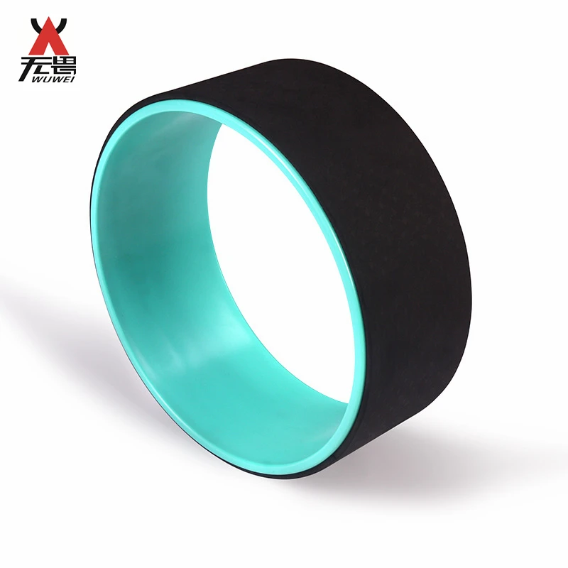 Eco friendly 15 inch tpe abs material yoga wheel for Back Roller and Stretch