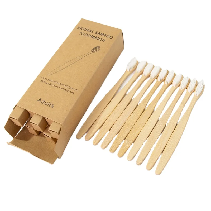 Wholesale OEM reusable BPA free charcoal adult child organic laser logo eco friendly biodegradable family sets bamboo toothbrush