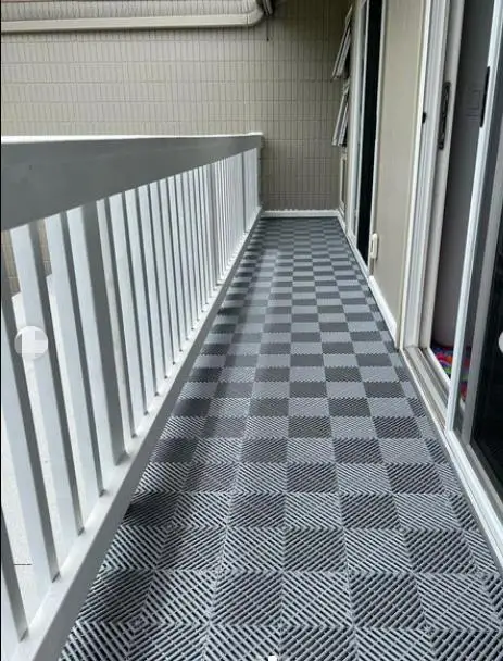 Low Price Interlocking Plastic Garage Floor PVC Car Wash Floor Tiles