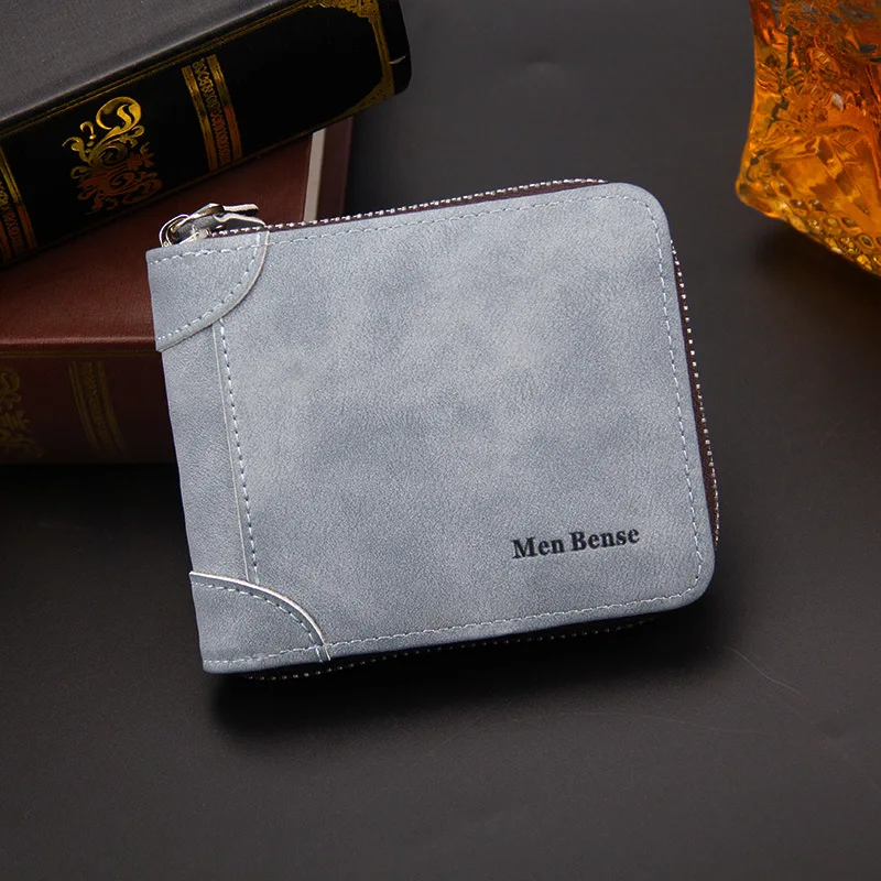 Hot Sale Man Wallet Vintage Male Short Wallet Casual Men Coin Purse Small Money Clips Bags