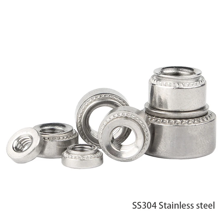 Spot wholesale CLS carbon steel galvanized and 304 stainless steel Pressure Riveting Nut Rivet Nut