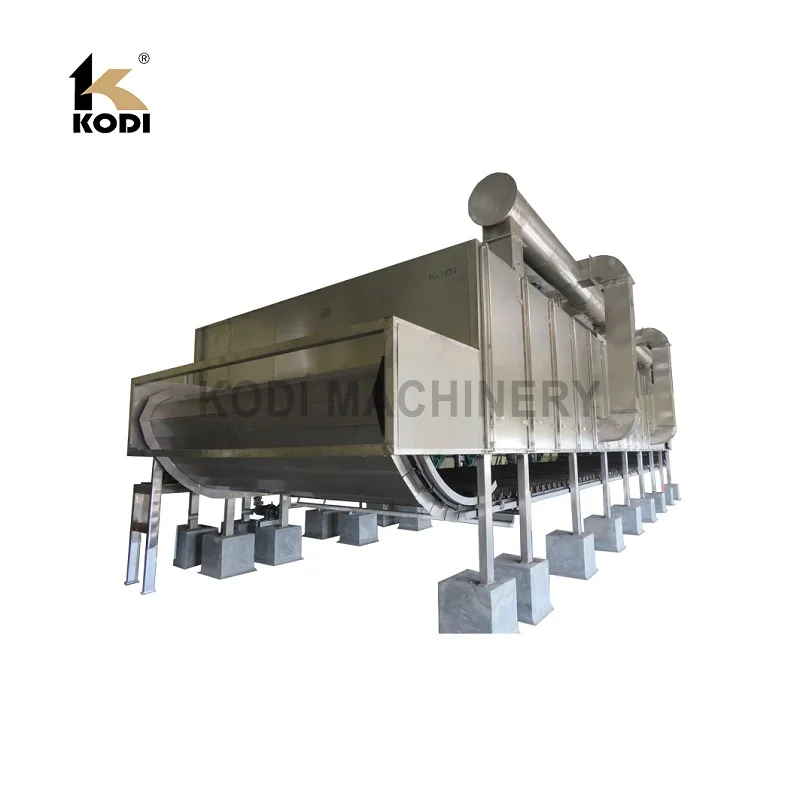 DW model continuous Carrageenan  belt dryer seaweed dryer machine