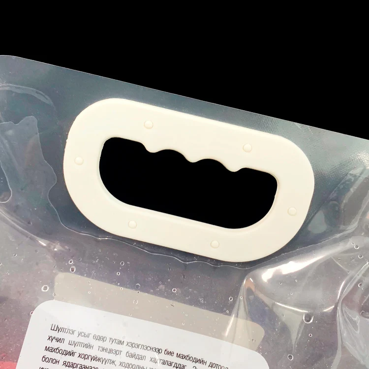 Large Capacity 3 Liters Plastic Drinking Alkaline Water Bags