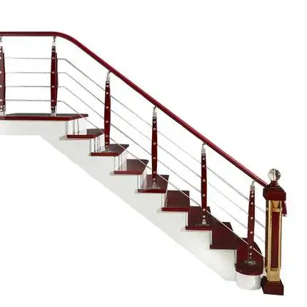 Condibe indoor staircase wood railing Kingpost