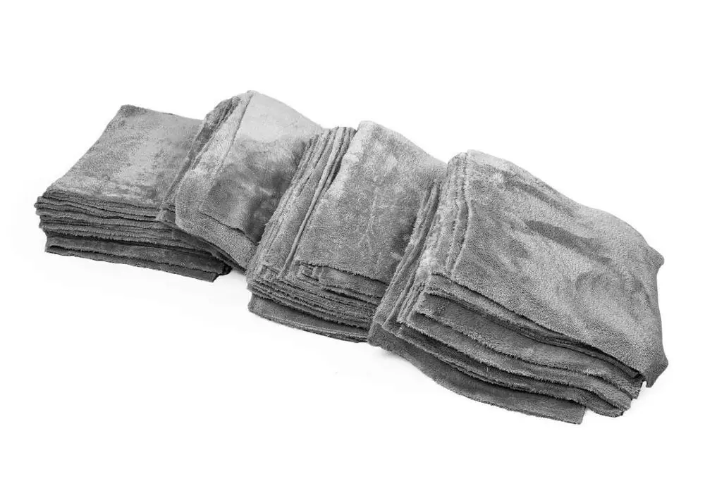 w edgeless microfiber car cleaning towel  550gsm  Professional Korean 70/30 super Plush Waxing  Microfiber Detailing towels