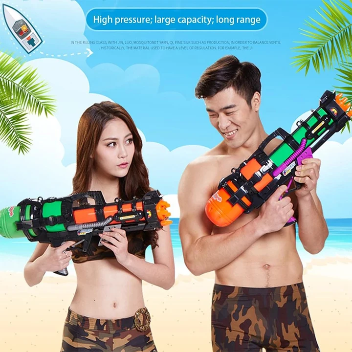 Water Gun Kids Summer EVA Foam Squirt Beach Toys Spray Pistol Waterpistool Children Outdoor Games Watergun Cannon Shoot Toy Gift