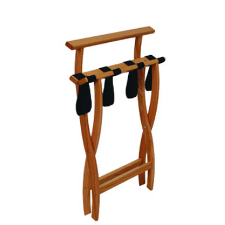 Factory Direct Supply Attractive practical Durable 4 Color Oak Foldable Baggage Holder