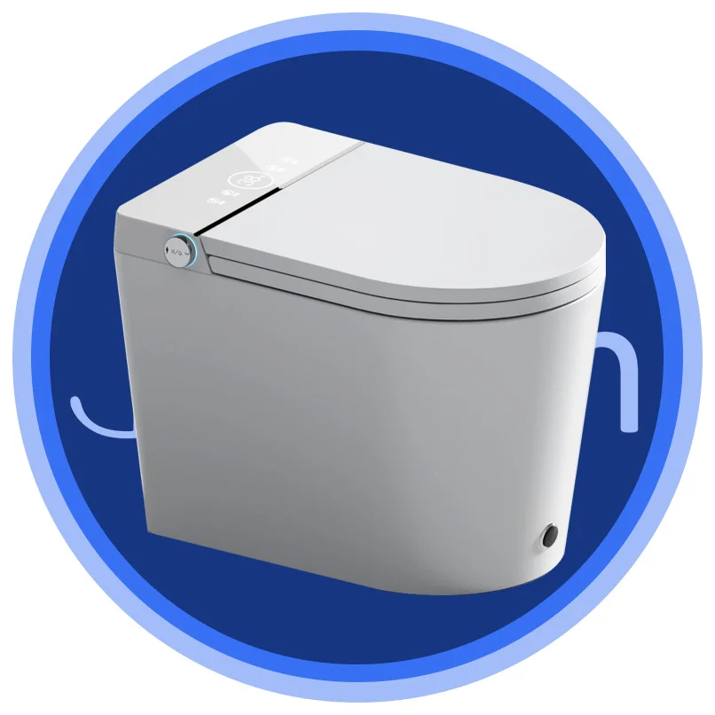 super flushing auto bathroom bowl ceramic toilet smart