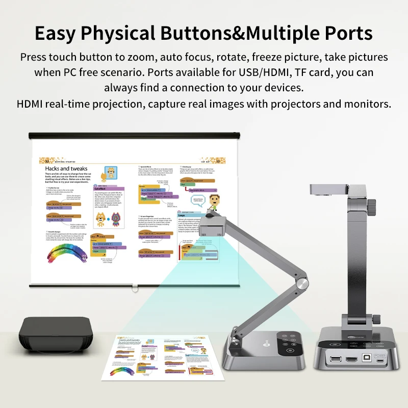 A3 hd Visual presenter Visualizer Educational Equipment