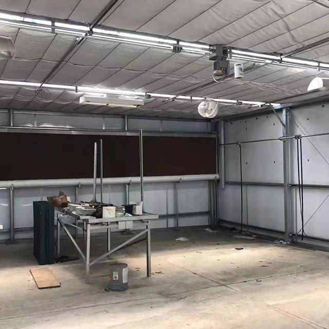 Agricultural mushroom greenhouse with PEP plastic for the cold area in winter