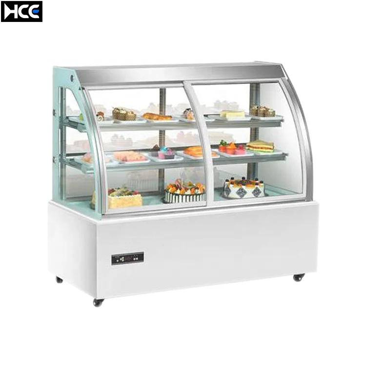 Retail refrigeration equipment showcase pastry bakery cake display refrigerator counter chiller