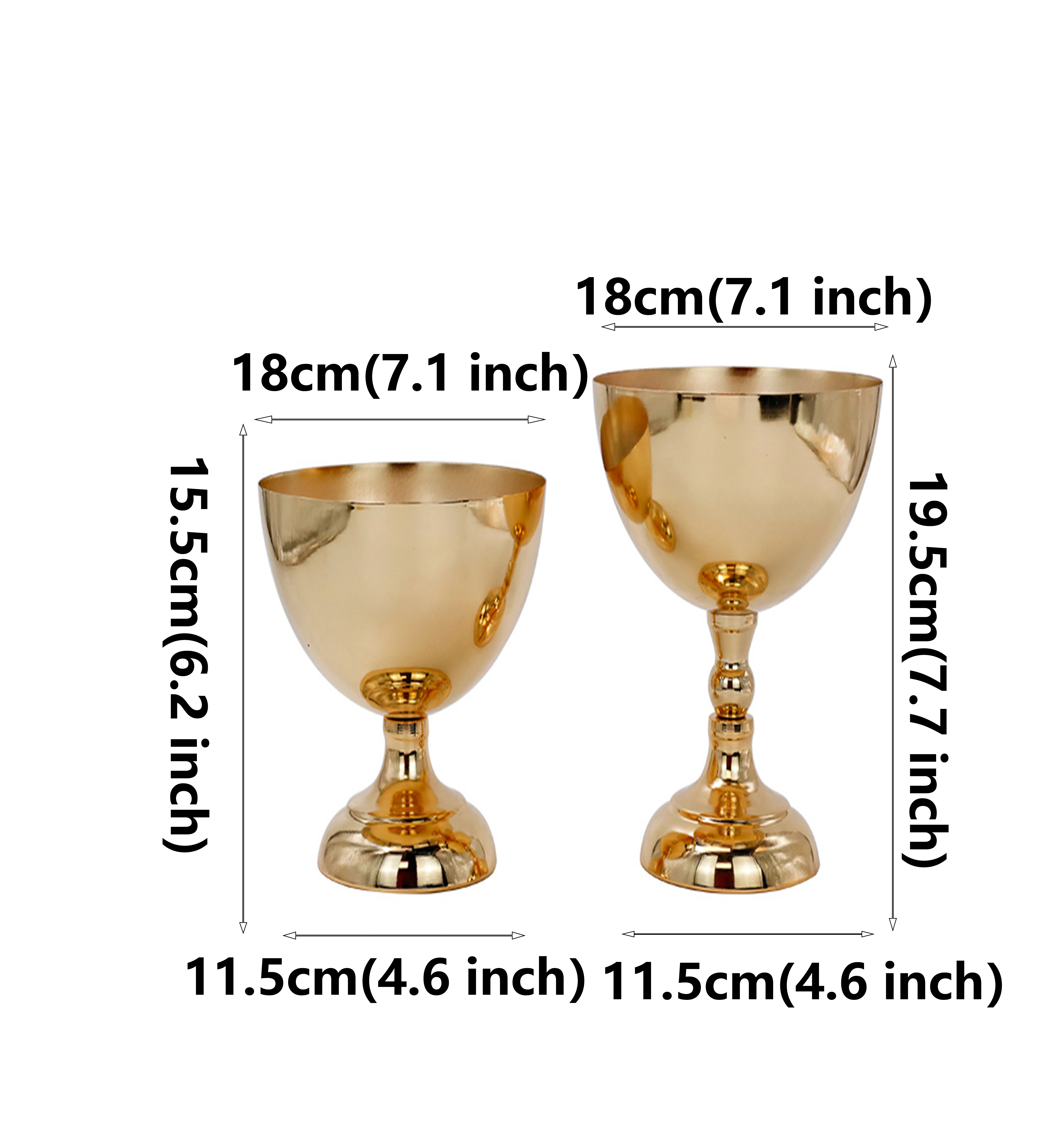 Dibei New Design Home Display Table Decoration Wedding Centerpiece Metal Gold Flower Vase