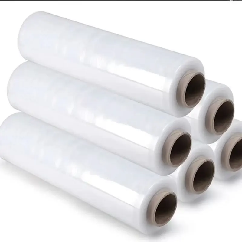 Manufacturers LDPE Clear HDPE PE Wrap Pack Packing Soft Transparent Logistics Plastic Stretch Film for Package