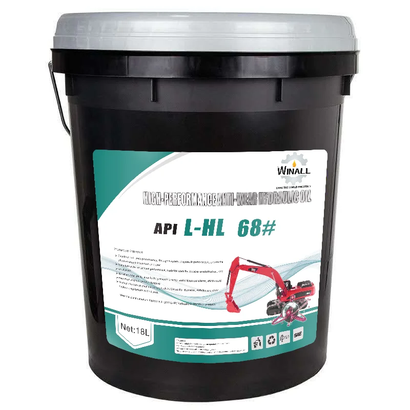 Winall Lubricant Factory Inexpensive Excellent 68# Hydraulic Oil for Excavators and Forklifts