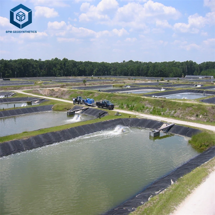 1mm 2mm 3mm Smooth Surface Hdpe Plastic Waterproof Geomembrane For Pond dam Lagoon Liner High Density Geomembrane Market