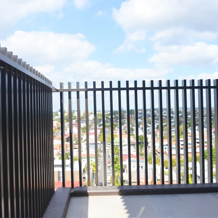 
Factory price aluminium garden fence and gate slats Metal Fence Panel 