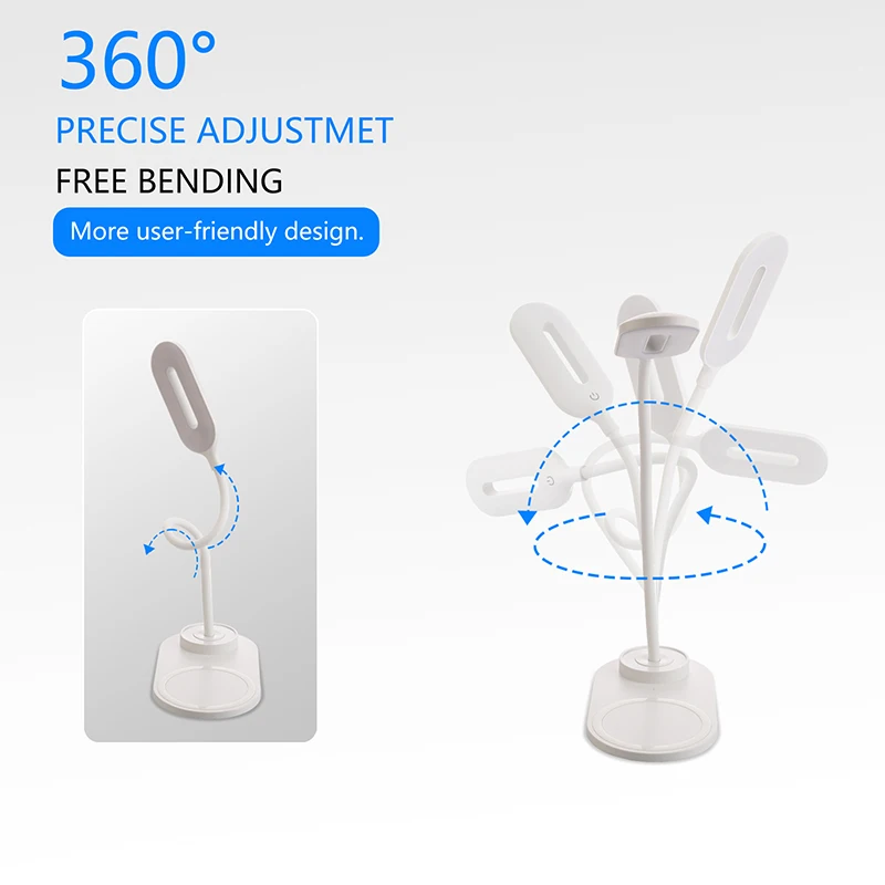 2024 New Products Desk Night Lamp with Wireless Charger