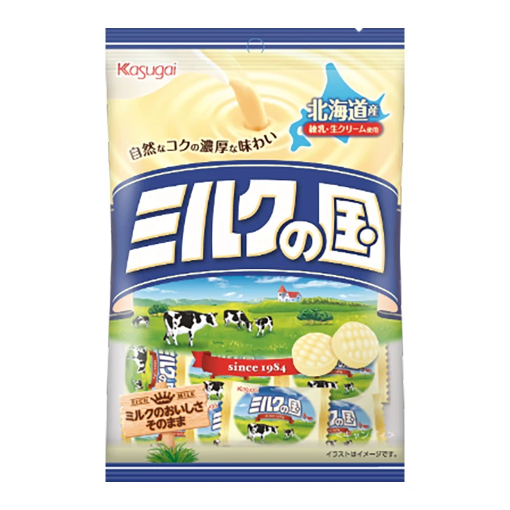 Popular delicious fruit soft milk Japanese candy sweets bulk