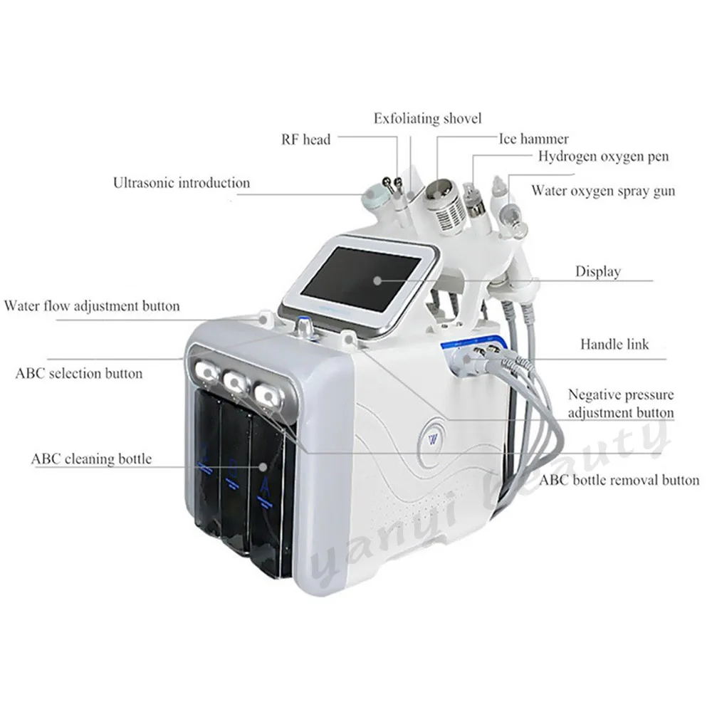 YanYi small bubbles facial cleaning 6 in 1 hydrogen oxygen