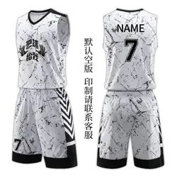 Youth custom black basketball wear sublimation printing reversible basketball jerseys uniforms set for men