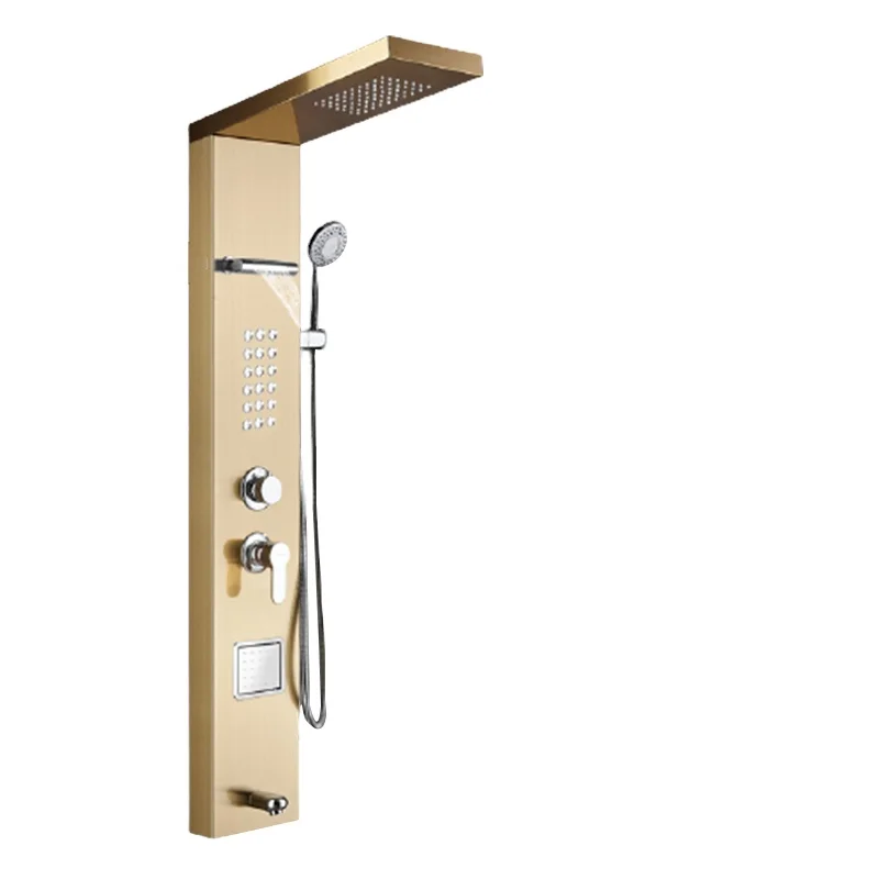 Well-designed digital shower panel bathroom shower and steam set shower column tower