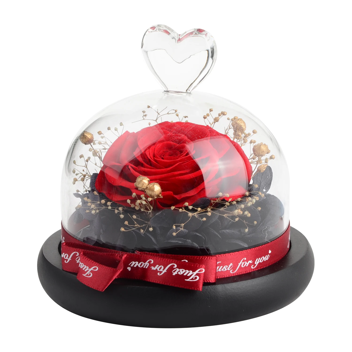 Самая продаваемая на Amazon Роза подарок на день Святого Валентина вечный цветок галактика Роза стеклянная купольная Роза