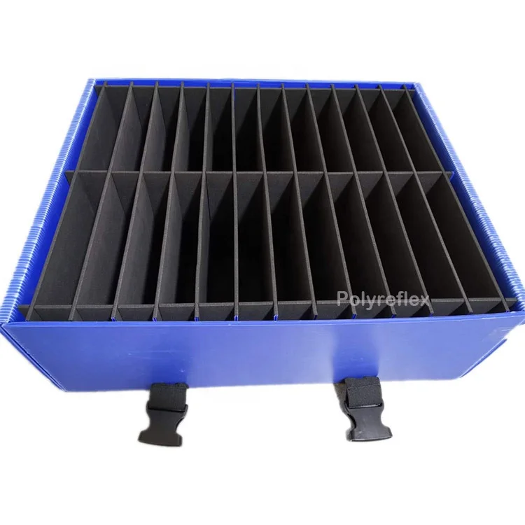 Антистатический перерабатываемый оборот PP гофрированный пластиковый ящик для электронных устройств