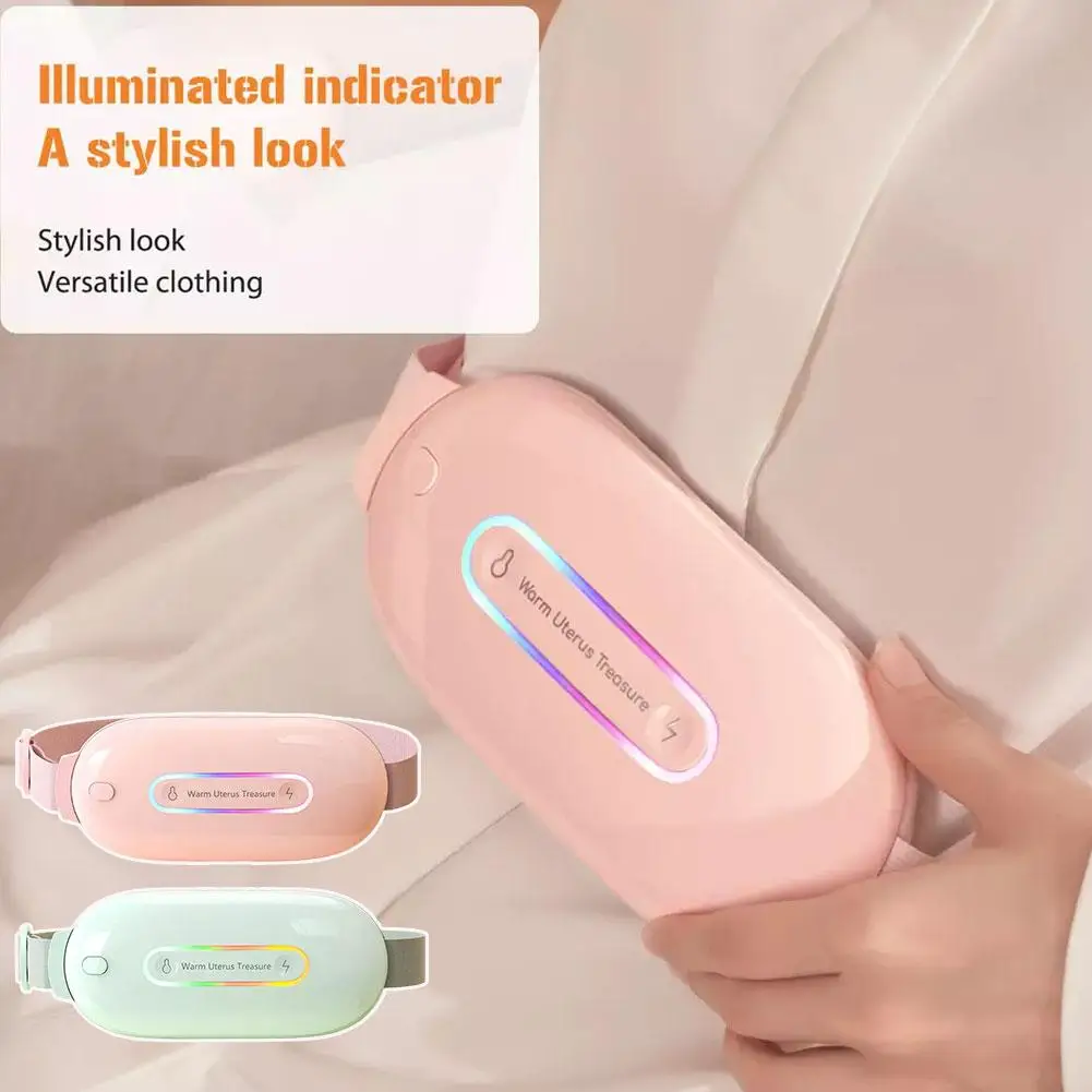 Best Menstrual Heating Pad Fast Heating Warm Uterus Belt Treasure Cramps Period Pain Relief Uterus Massager Heating Pad