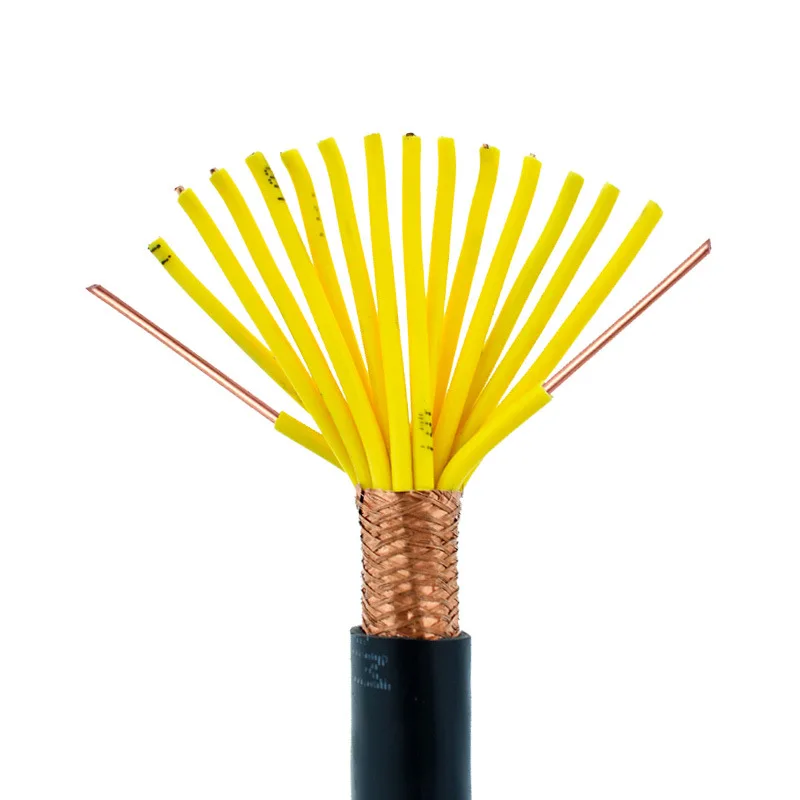 Copper Conductor shielded control cable multi-conductor KVVR KVVRVVP KVVP22 control shielded flexible sheathed cable